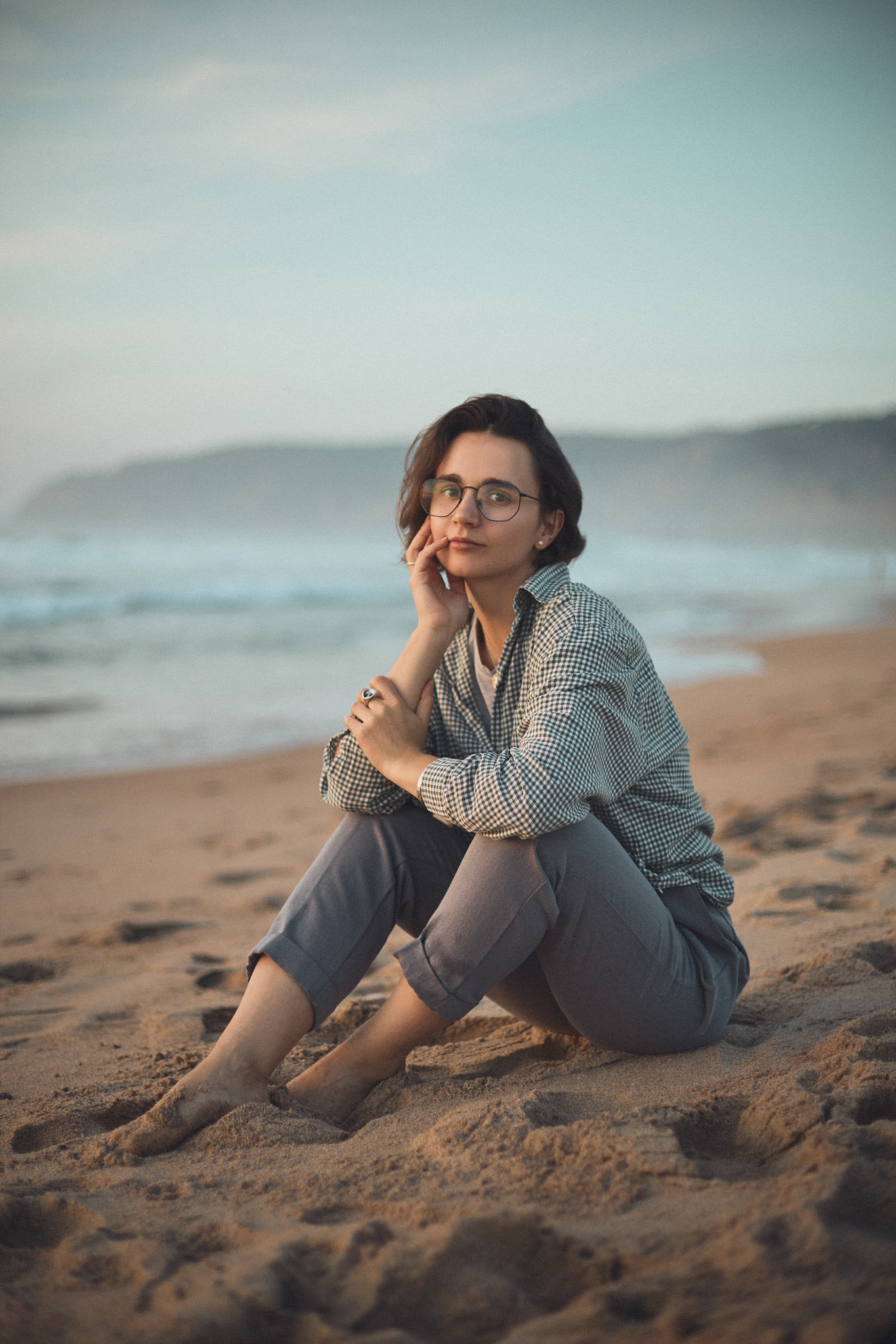 Iryna Doliba - Fotógrafa profissional na praia
